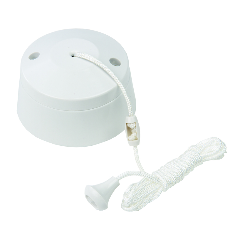 10a 2 Way Ceiling Pull Switch White Redditch Plastic Products