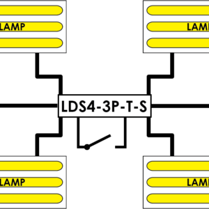 LDS10-3P-T-S : 3 Pole Inlet/Outlet Switched Interconnect - Image 3